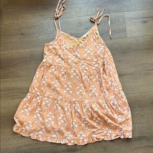 Re:blu Floral Orange Sundress ! Medium